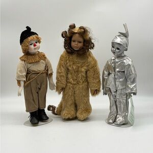 Adorable Wizard of Oz Doll Trio